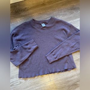 TNA Cropped Waffle Shirt